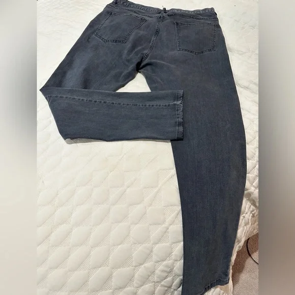 A-Frame (Stitchfix) Mens Charcoal Jeans Size 36 - Picture 8 of 10